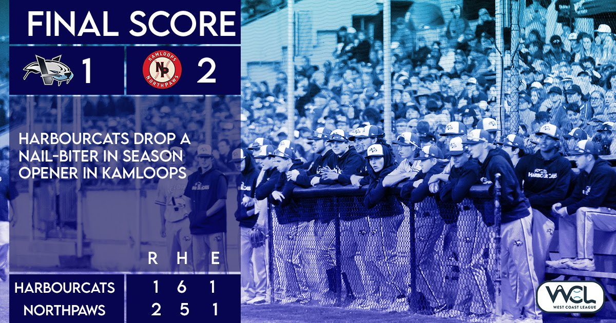 HarbourCats edged 2-1 by NorthPaws in season opener