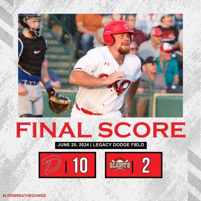 Dawgs down Giants 10-2