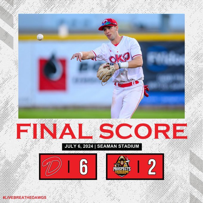 Dawgs split doubleheader with Prospects