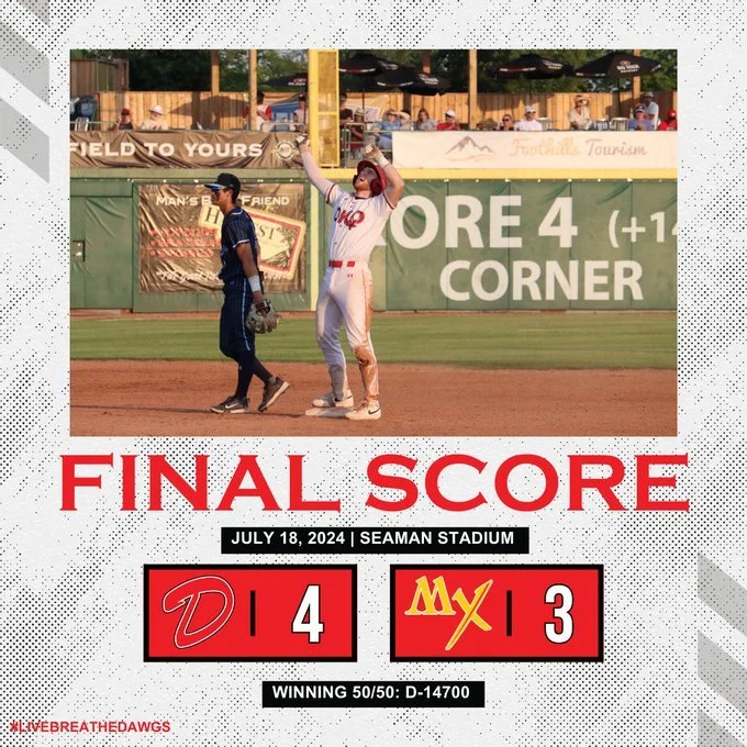 Dawgs beat Miller Express 4-3