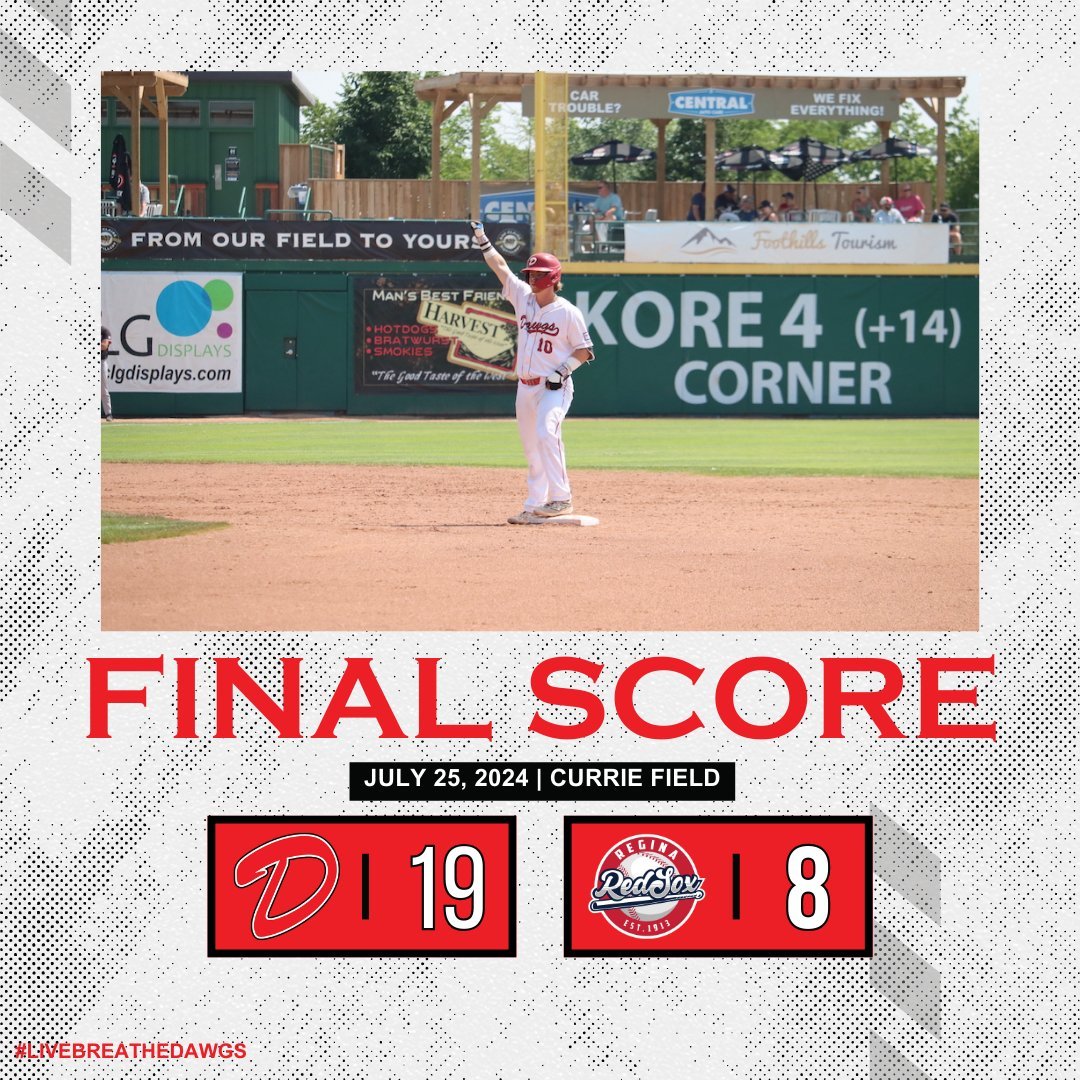 Dawgs down Red Sox 19-8