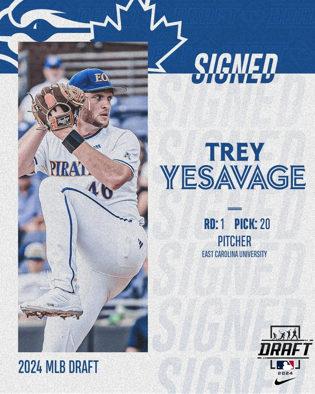 Blue Jays sign Yesavage, 2024 first-round pick