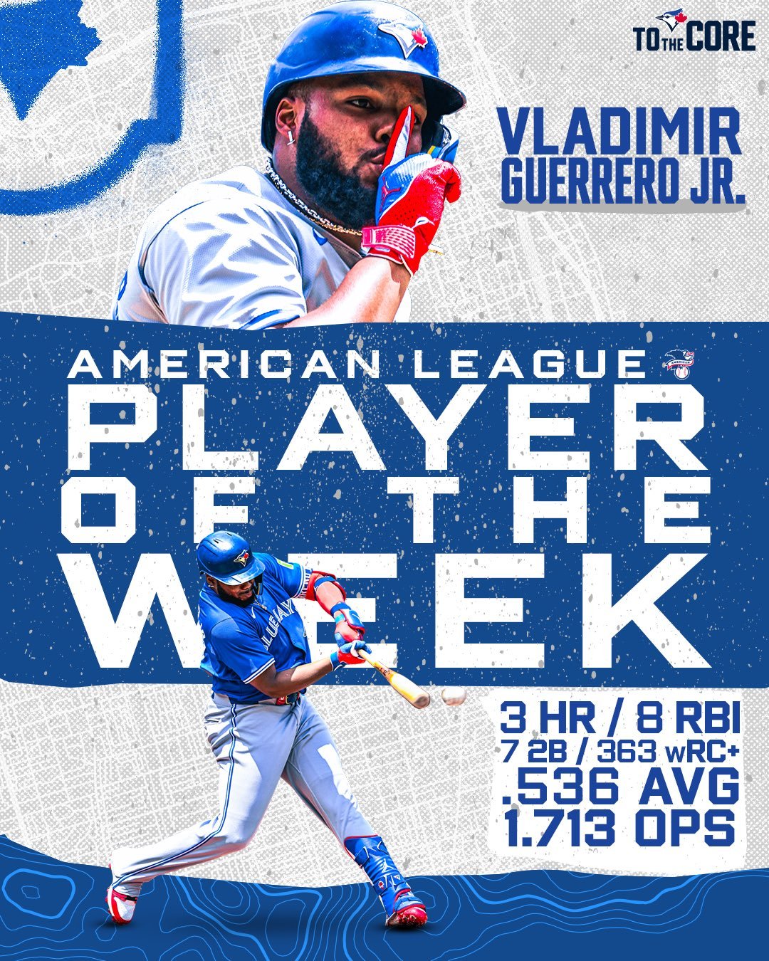 Guerrero Jr. named AL Player of the Week