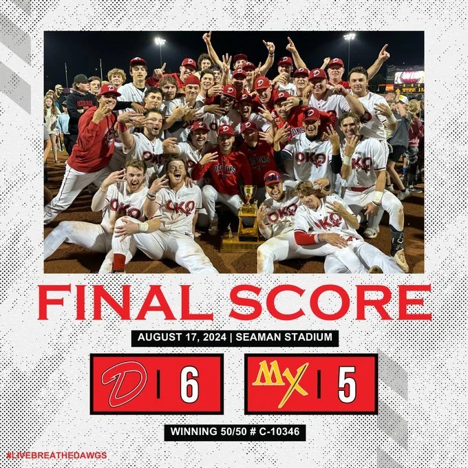 Crowson's walk-off homer gives Dawgs third consecutive WCBL championship