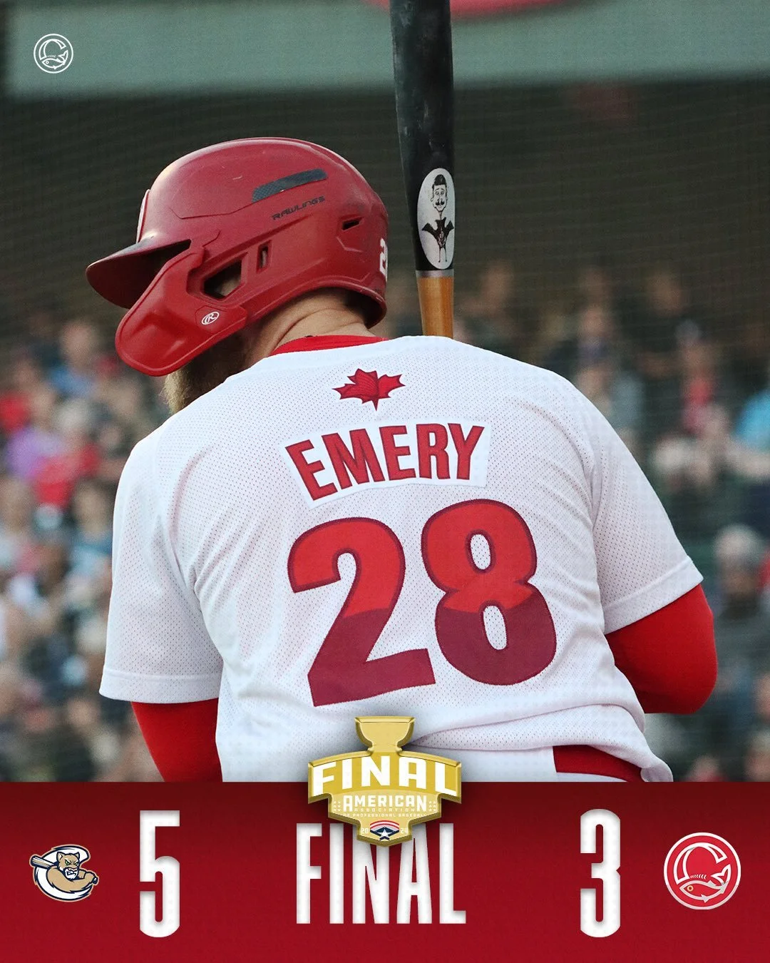 Cougars down Goldeyes to win championship