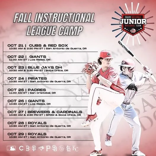 Baseball Canada unveils JNT Dominican fall camp schedule
