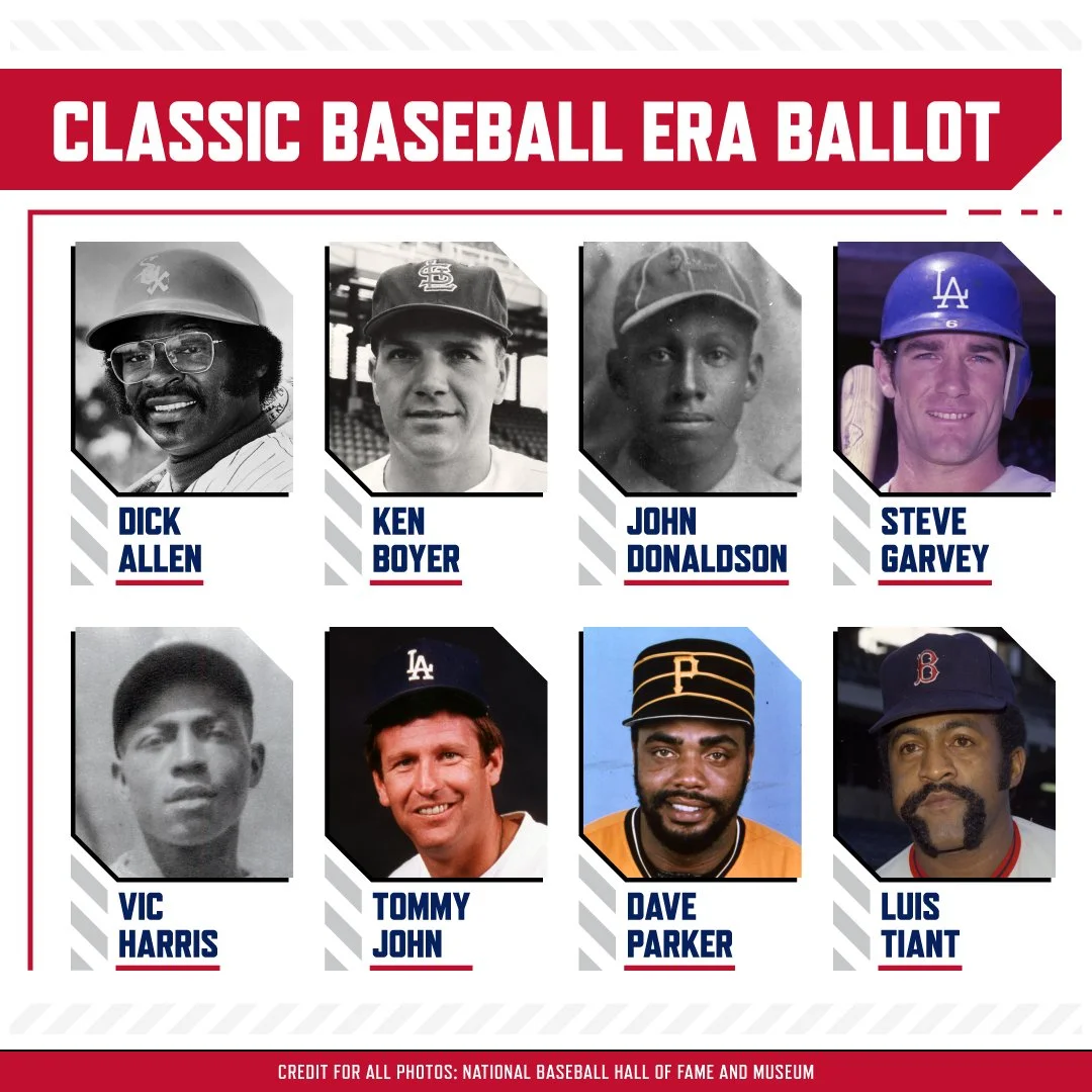 Hall unveils Classic Baseball Era candidates
