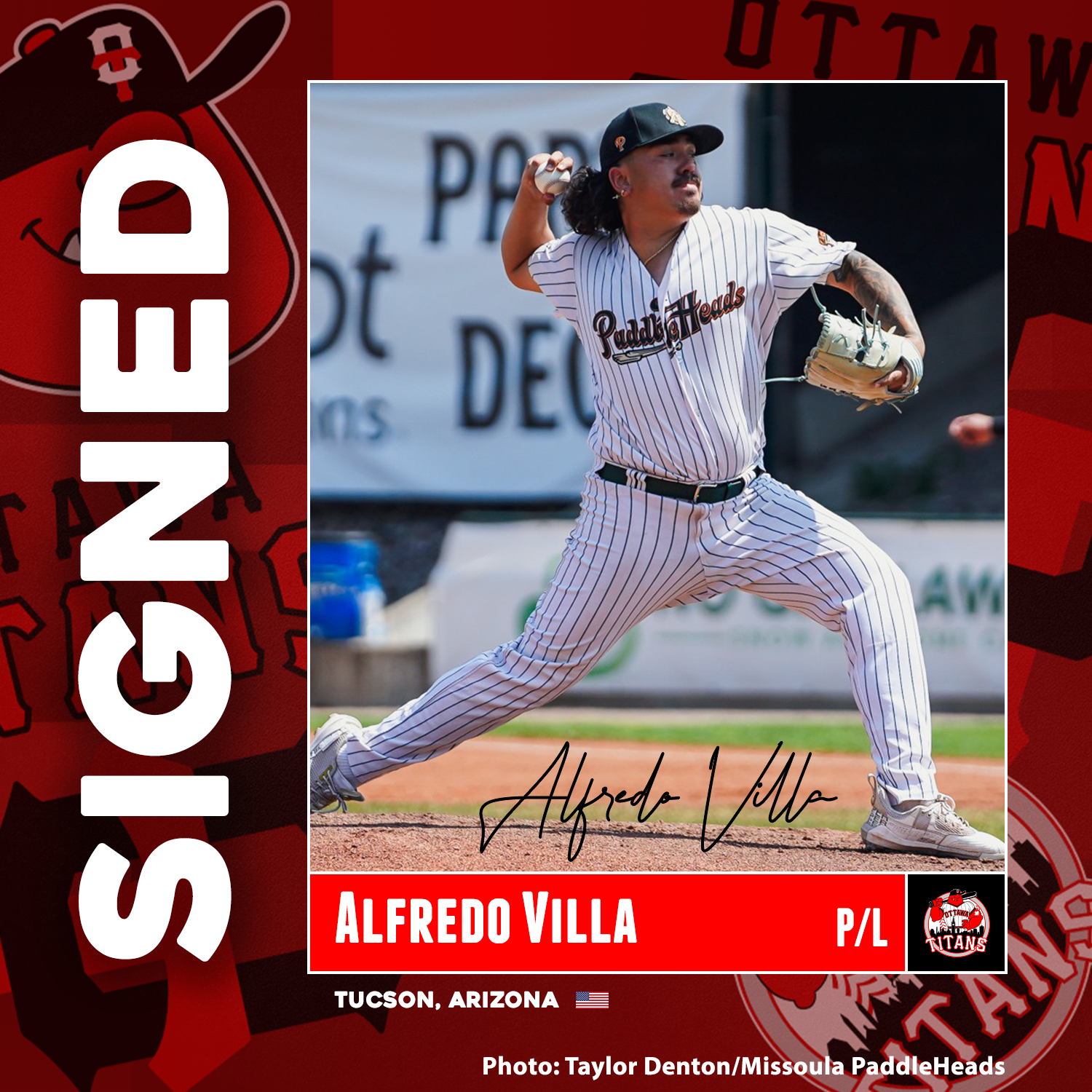 Ottawa Titans sign Villa