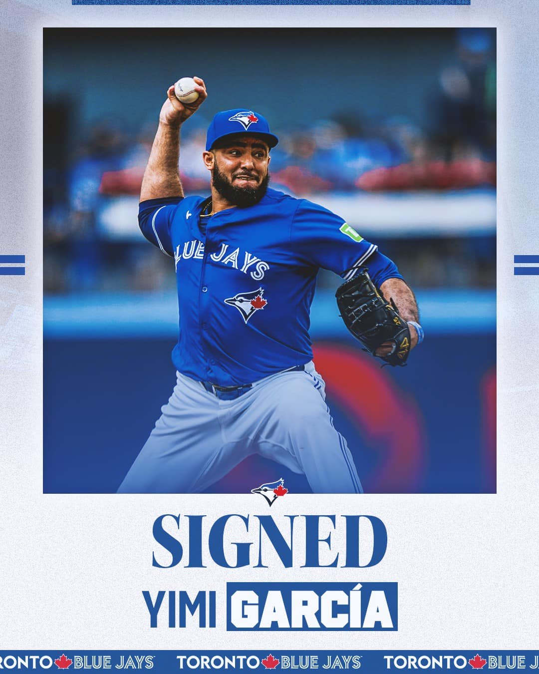 Blue Jays re-sign Garcia