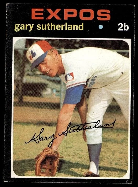R.I.P. Gary Sutherland, original Montreal Expo