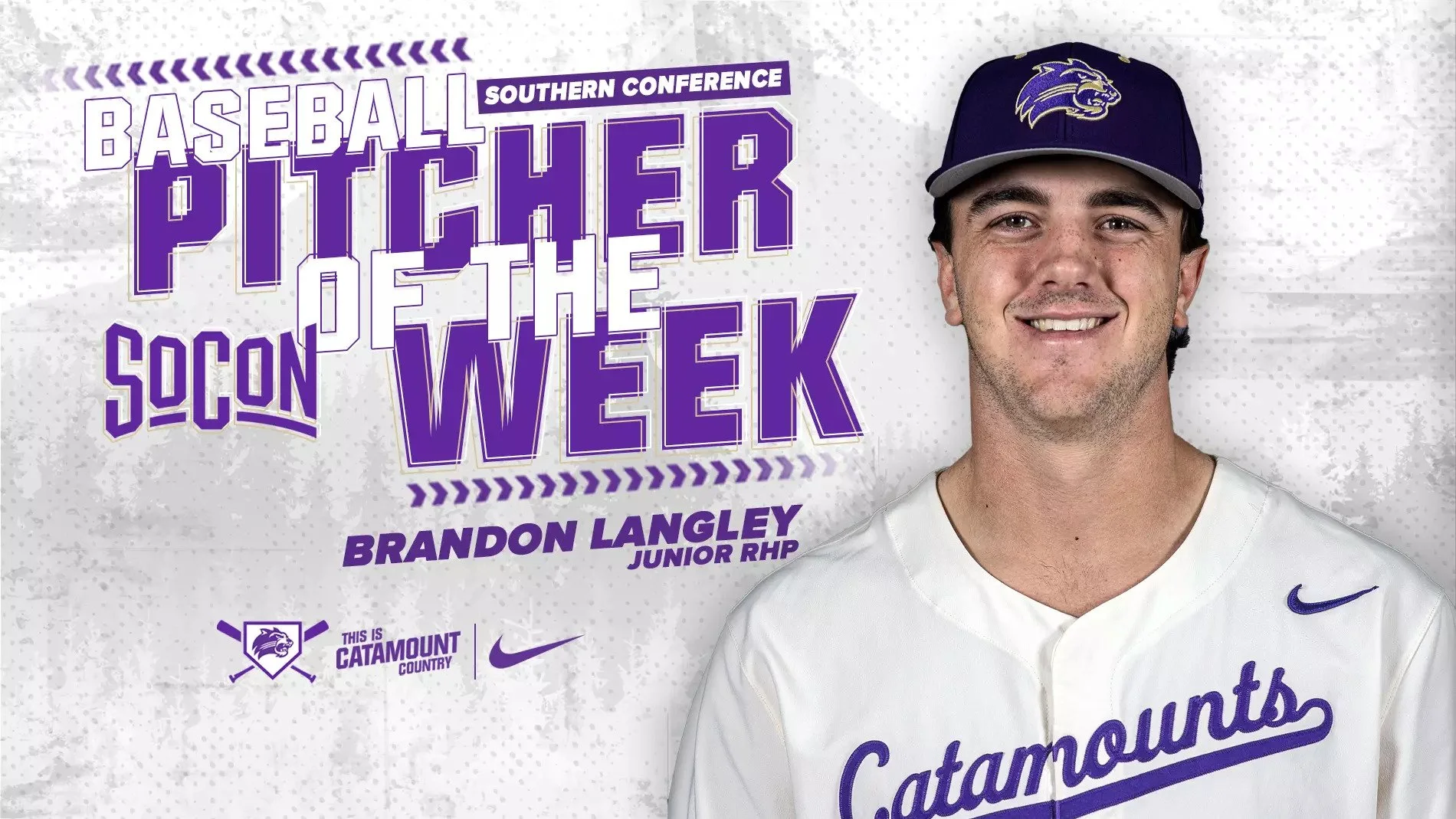 PEI native Brandon Langley named SoCon Pitcher of the Week