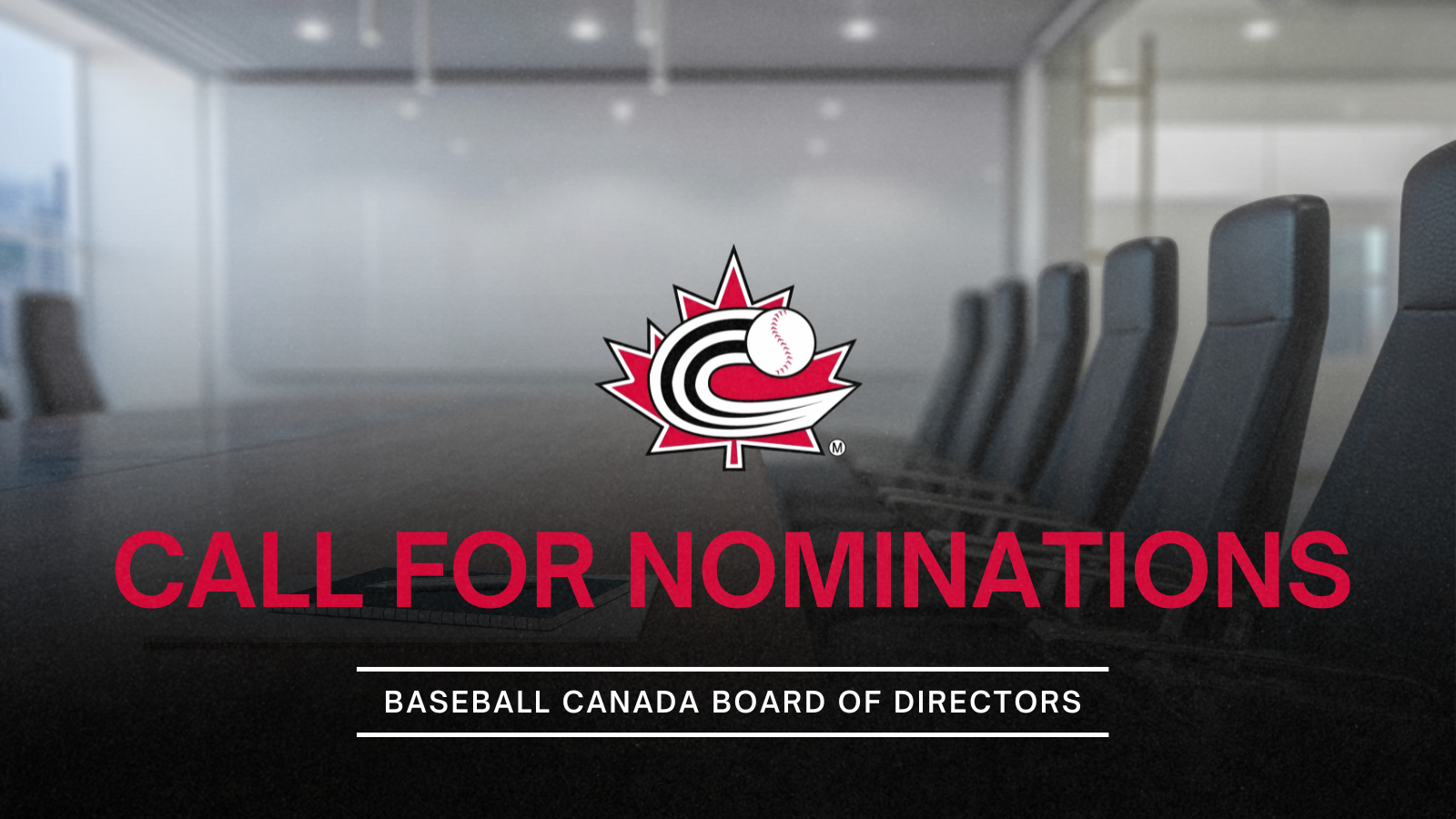 Baseball Canada seeking candidates to fill Board positions