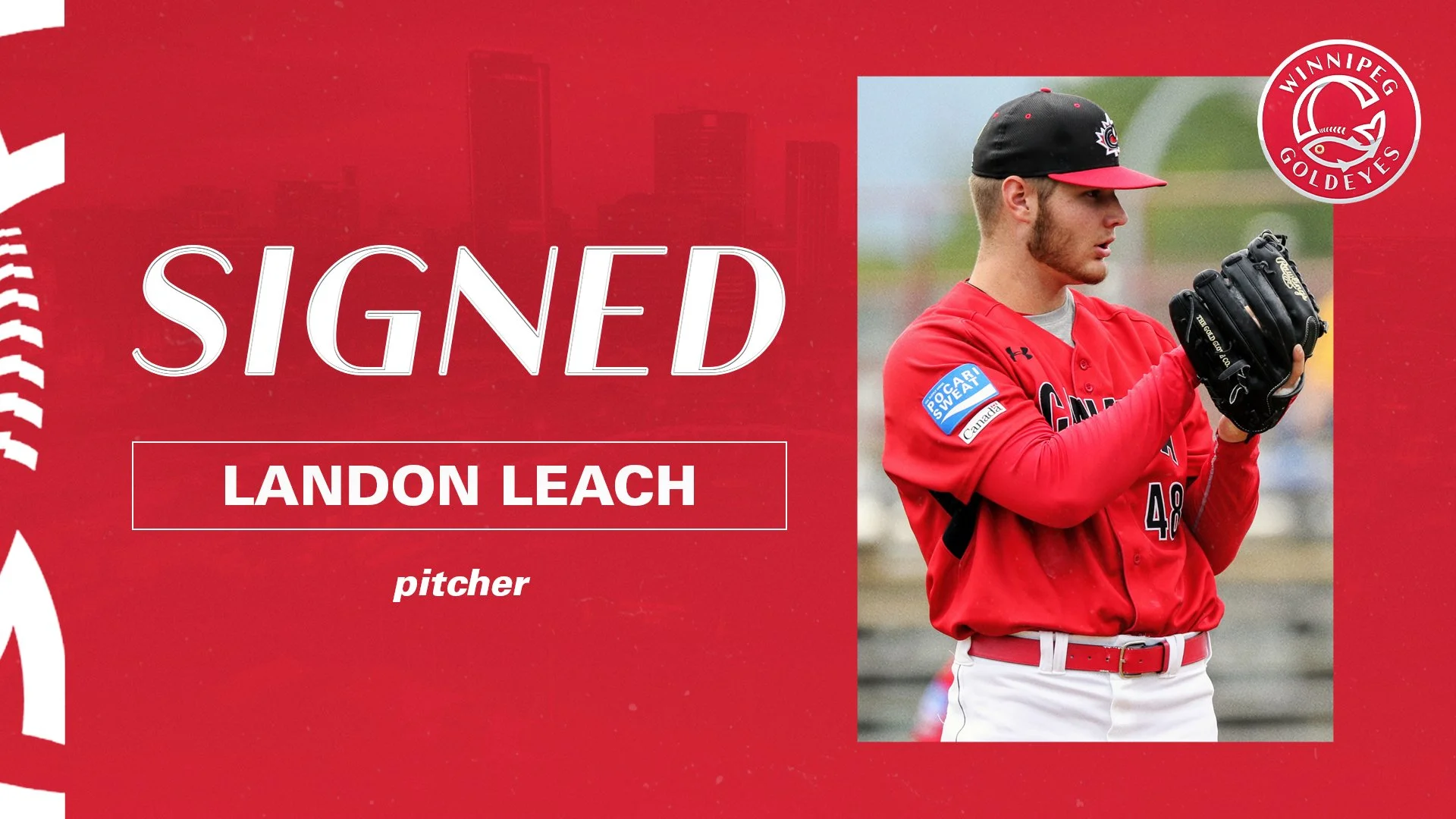 Winnipeg Goldeyes sign Leach