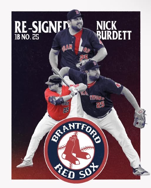 IBL's Brantford Red Sox re-sign Burdett