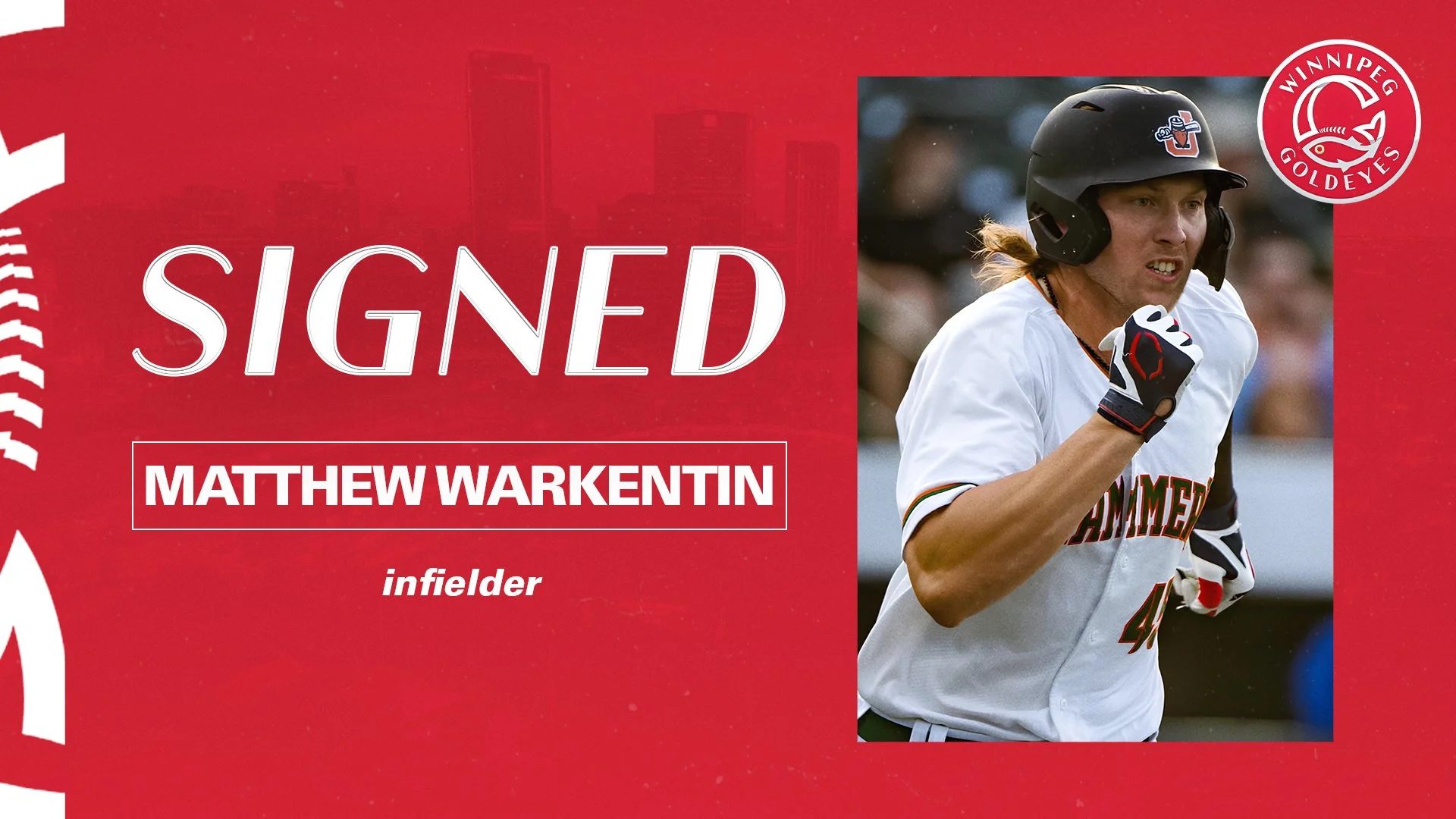 Winnipeg Goldeyes land Warkentin