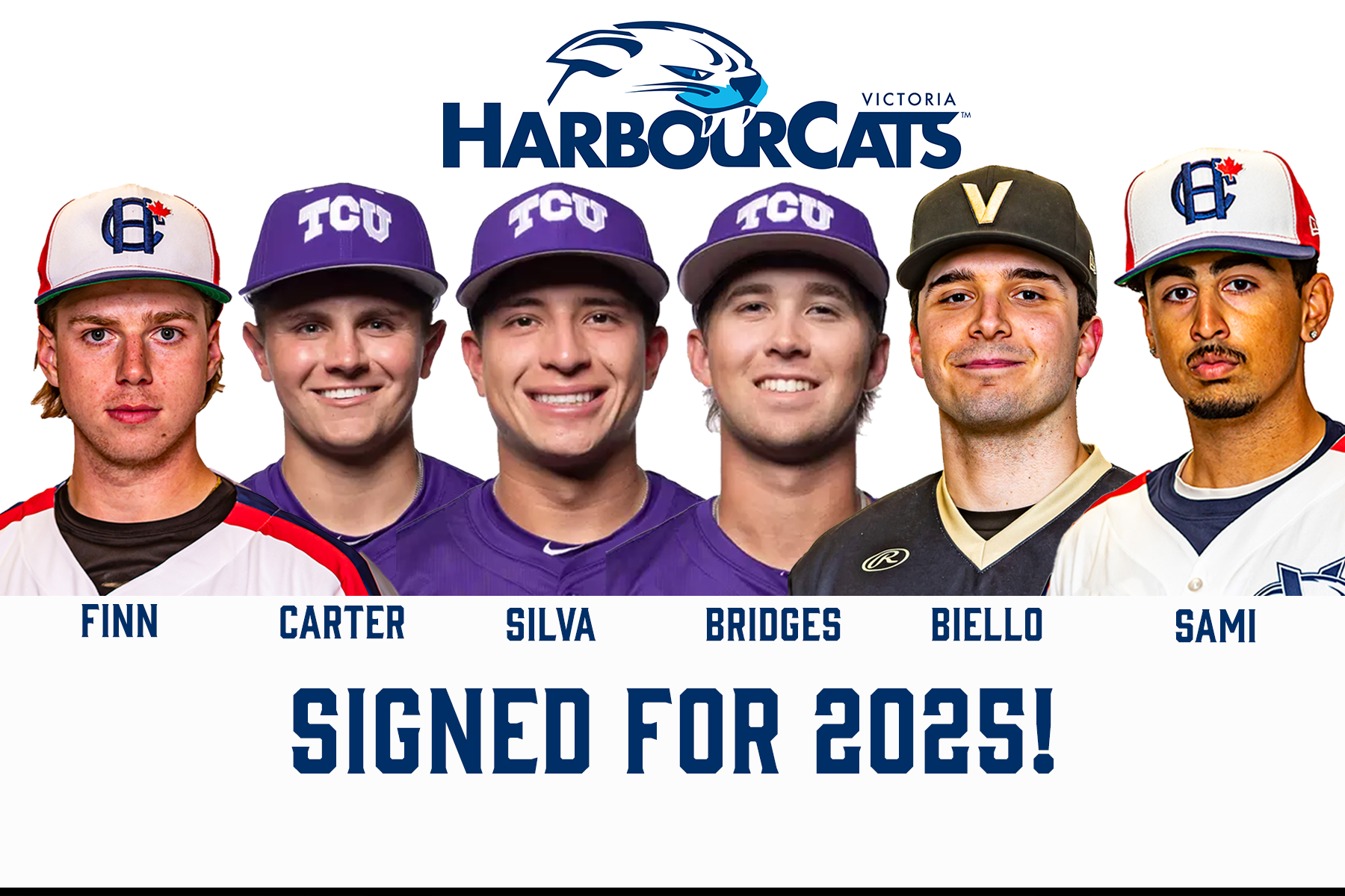 Victoria HarbourCats sign Biello, Finn, Sami