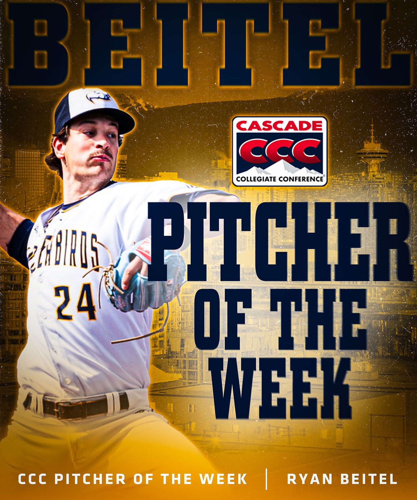 UBC's Beitel, McGill named CCC pitcher and player of week
