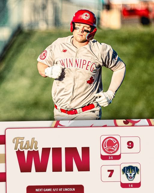 Warkentin doubles twice, homers to help lead Goldeyes past Saltdogs