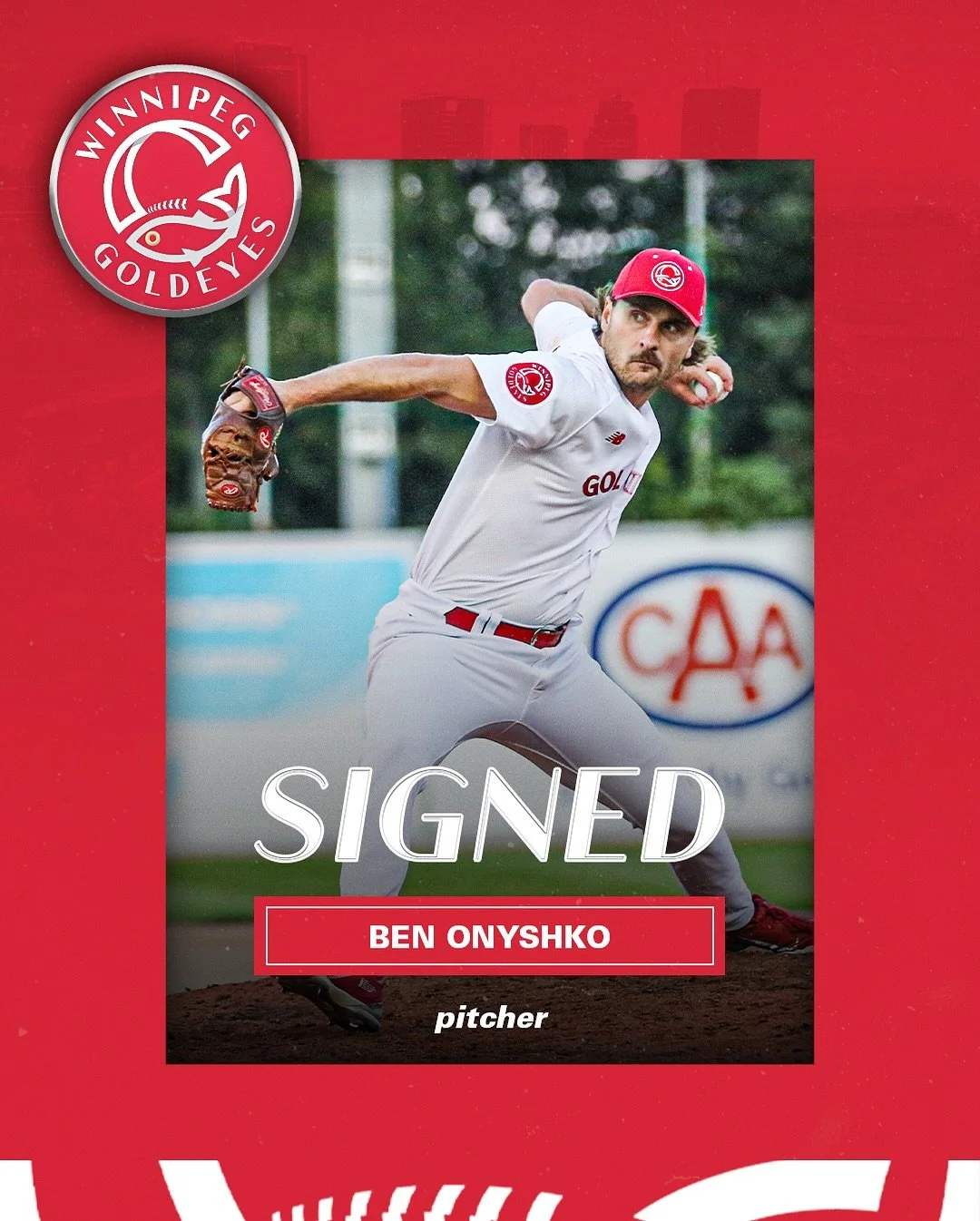 Onyshko re-signs with hometown Goldeyes