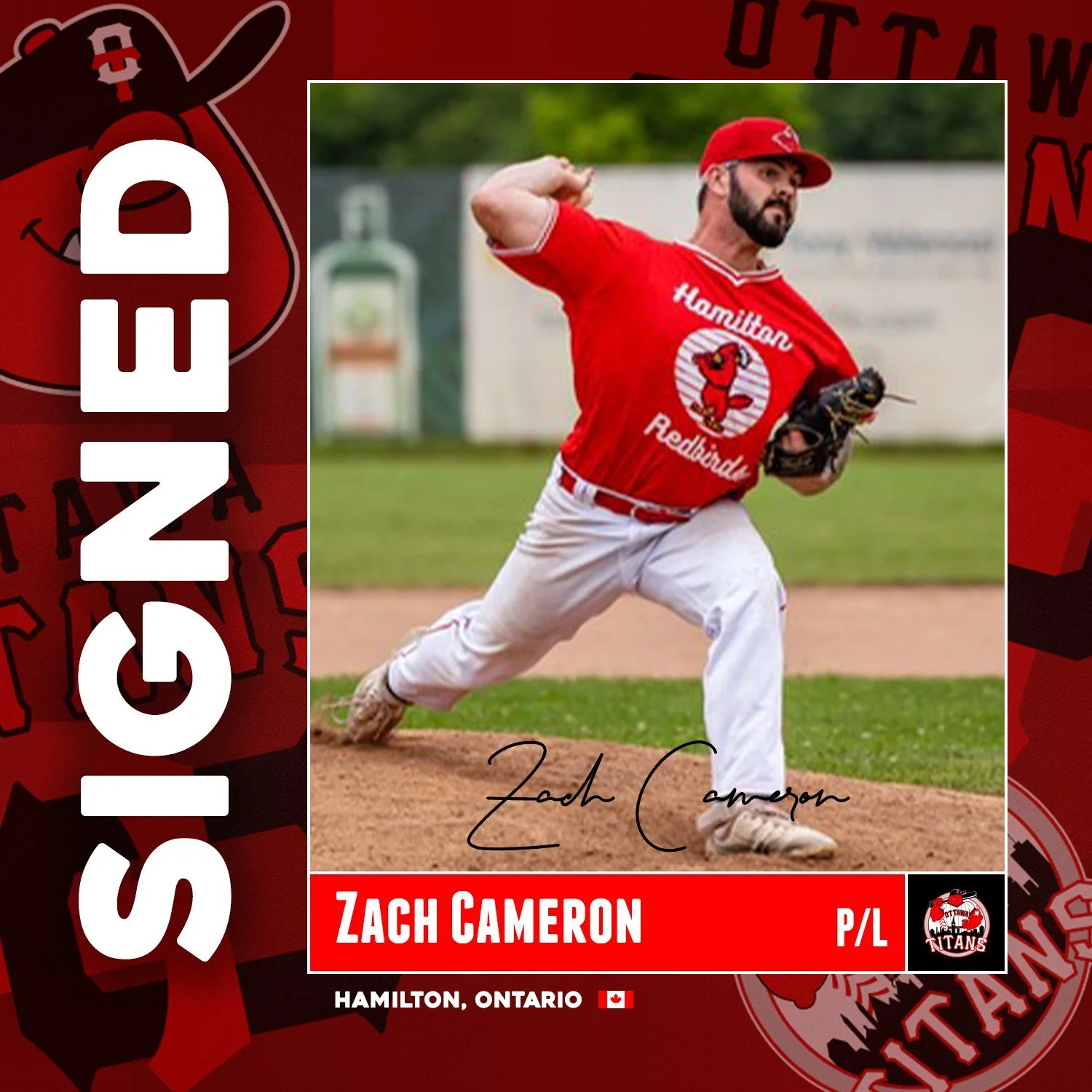 Cameron secures first pro save in Titans' win