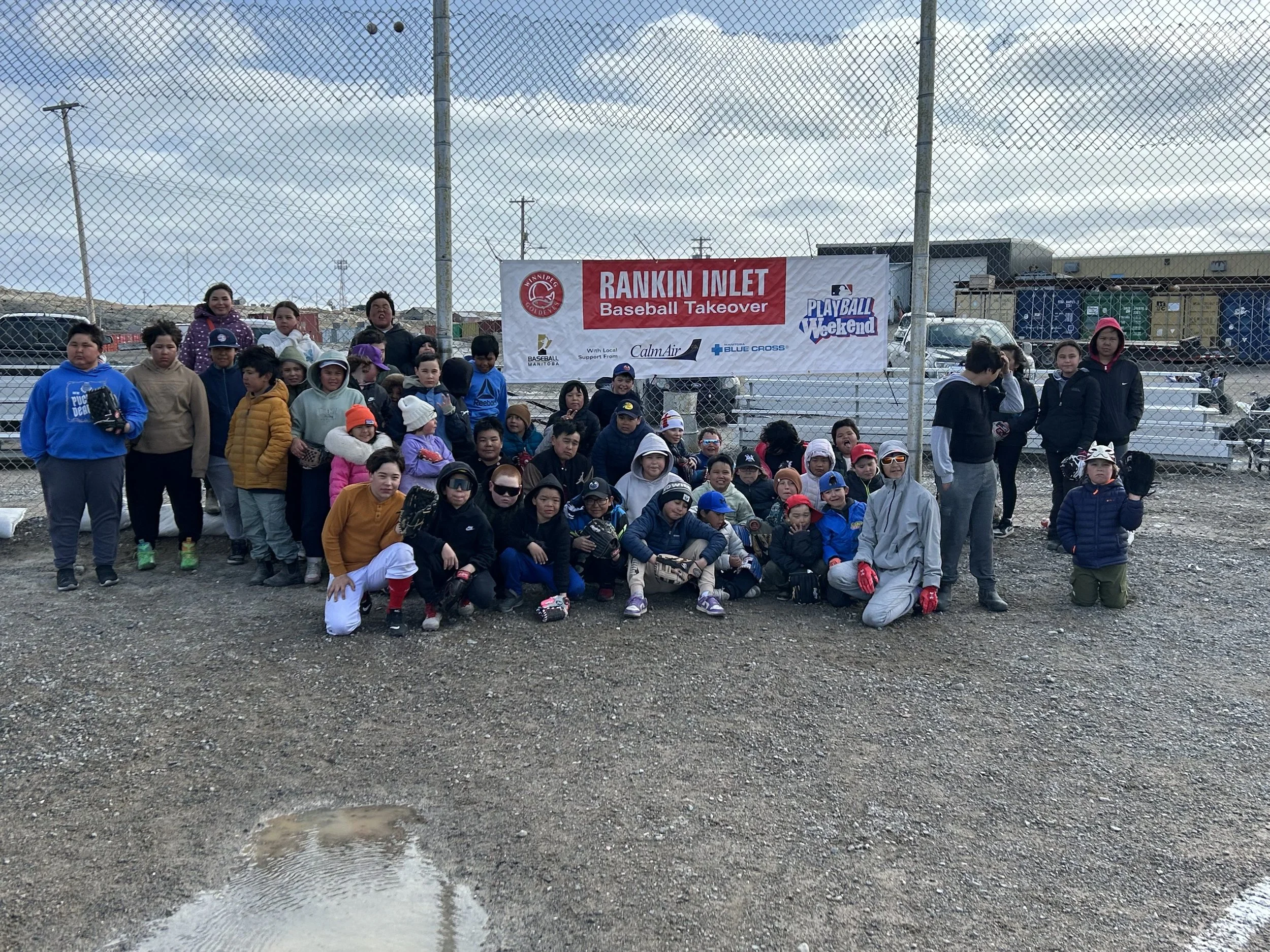 Goldeyes, Baseball Manitoba team up for successful baseball clinic in Nunavut