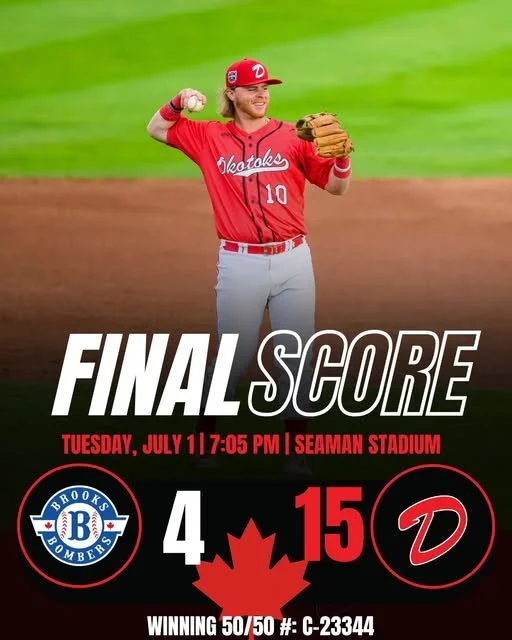 Dawgs dominate Bombers on Canada Day
