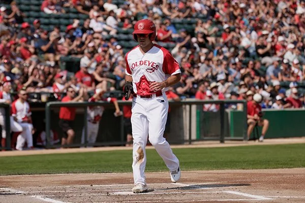Robson homers twice to lead Goldeyes to Canada Day victory
