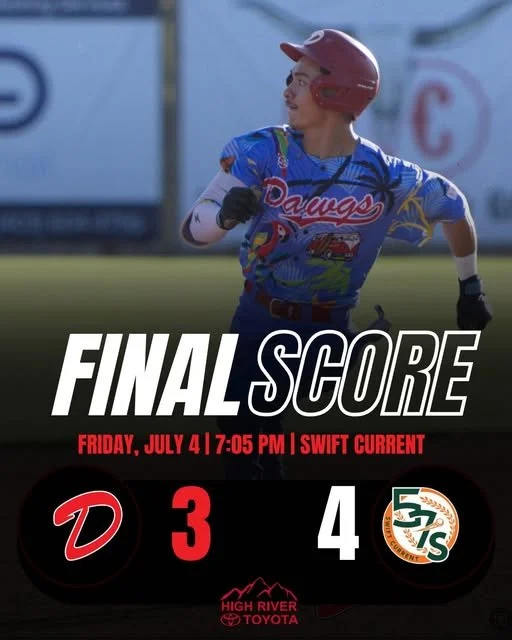 Dawgs lose 4-3 to 57s