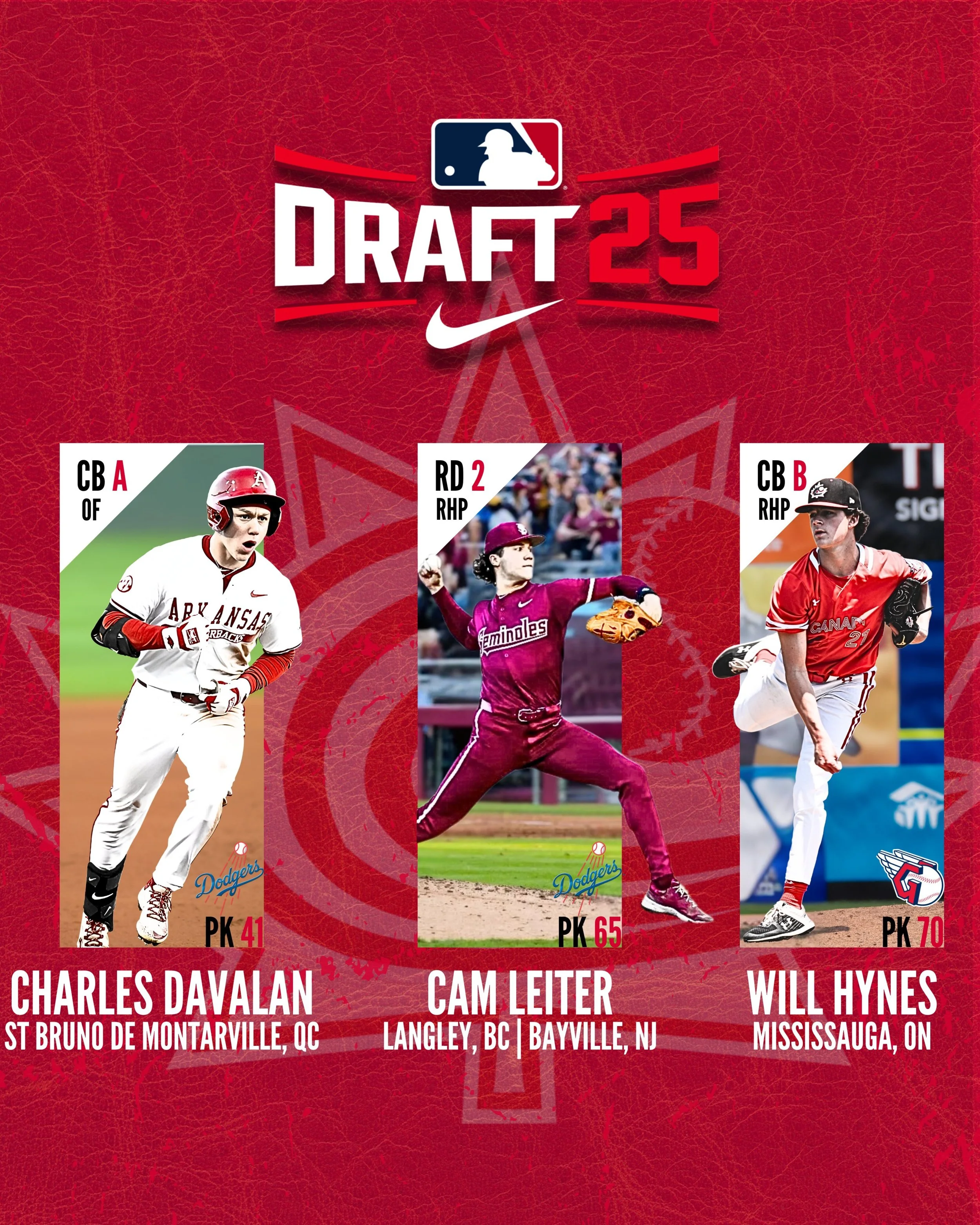 Baseball Canada: Canadian presence felt on first day of 2025 MLB draft