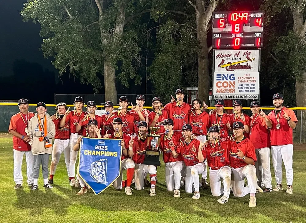 Montgomery: St. Albert Cardinals win 18U Baseball Alberta Elite League title in dramatic fashion