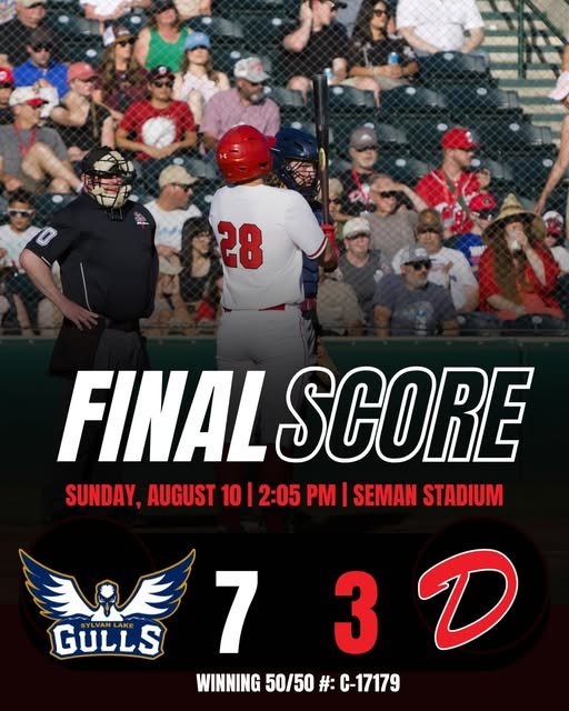 Gulls down Dawgs in first game of WCBL West finals