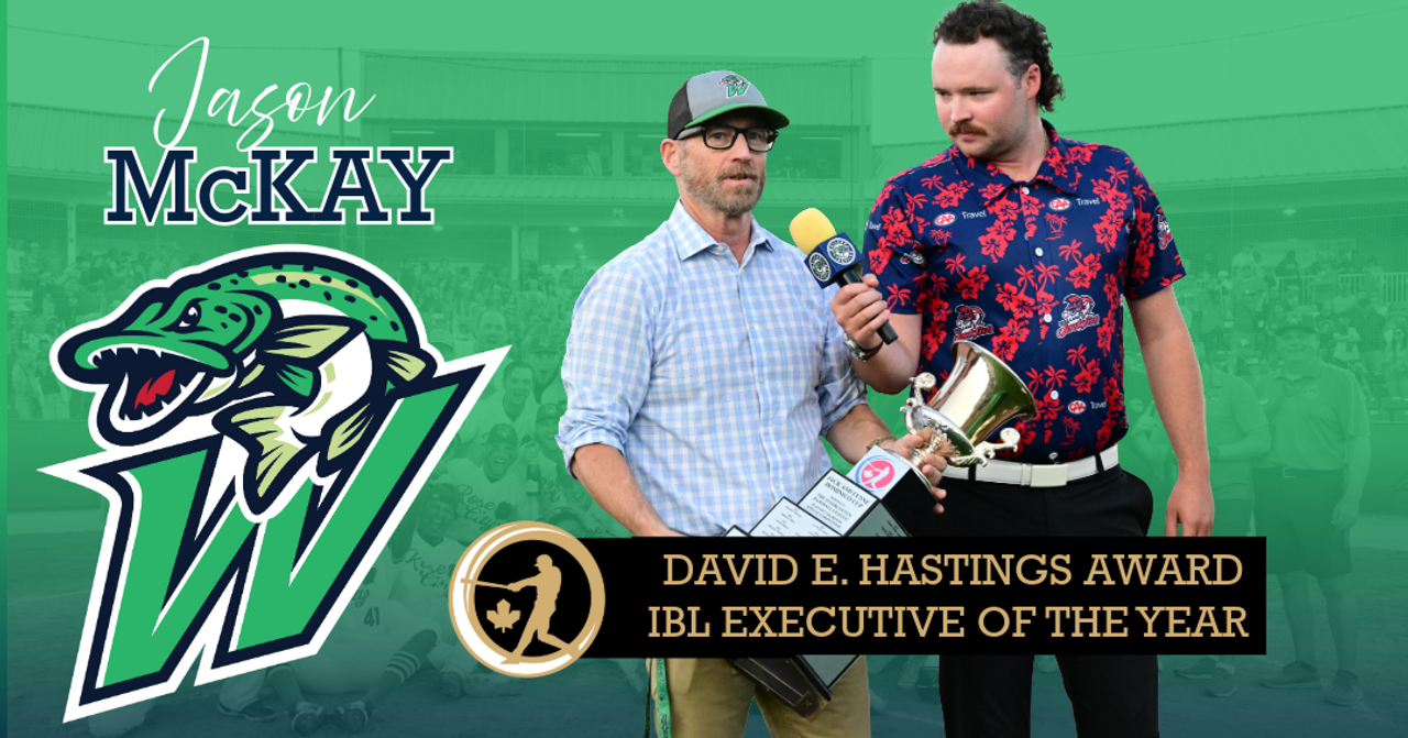 Welland Jackfish's McKay named IBL's top executive