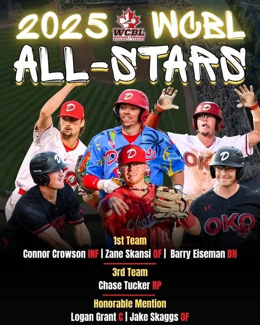 Six Dawgs named WCBL All-Stars