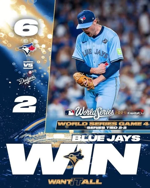 Whicker: Blue Jays turn out to be the marathon men, beat Dodgers in Game 4