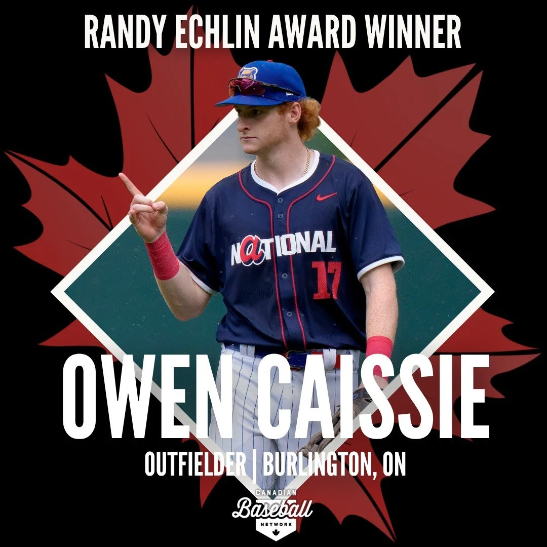 Caissie, Tong, Vallée, Skirrow named 2025 Canadian Baseball Network award winners 