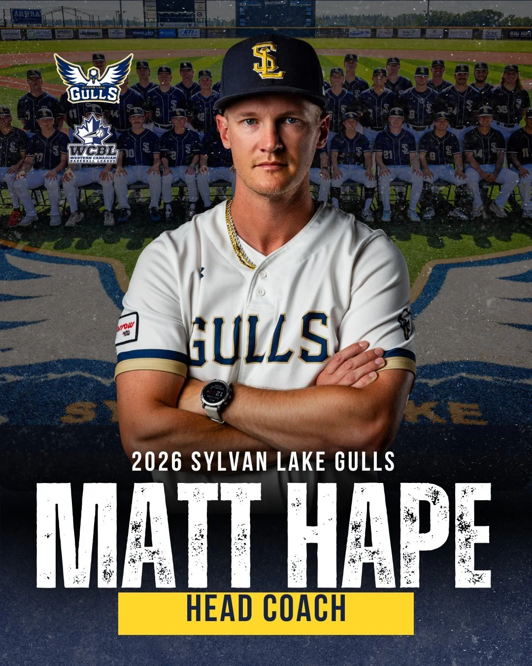 Hape named head coach of WCBL's Sylvan Lake Gulls