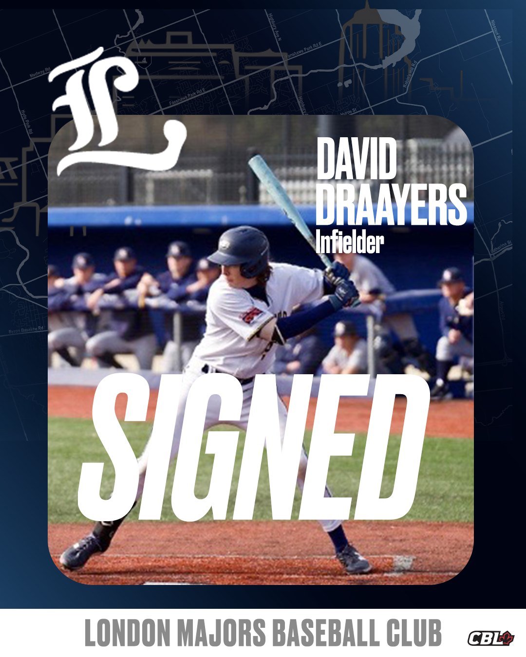 CBL's London Majors sign Draayers