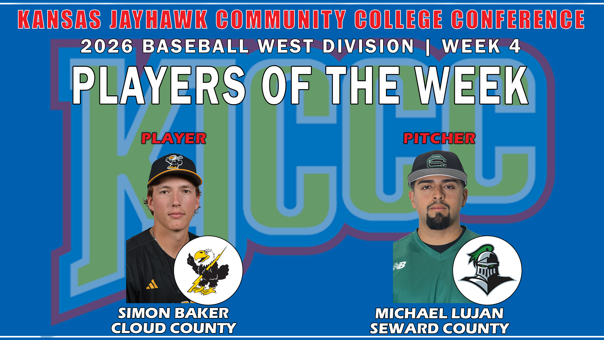 Baker named KJCCC Player of the Week