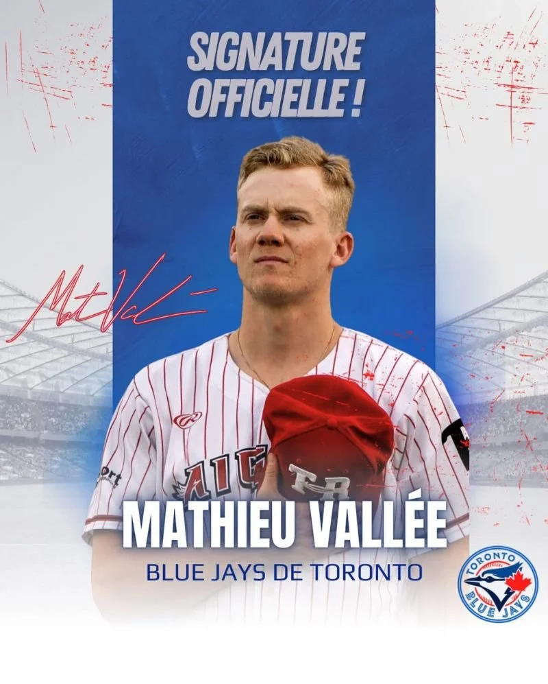 Blue Jays sign OF Mathieu Vallée