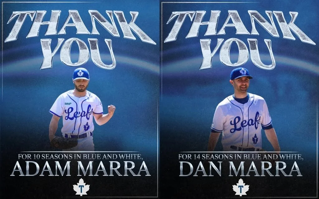 CBL's Toronto Maple Leafs release Marra brothers