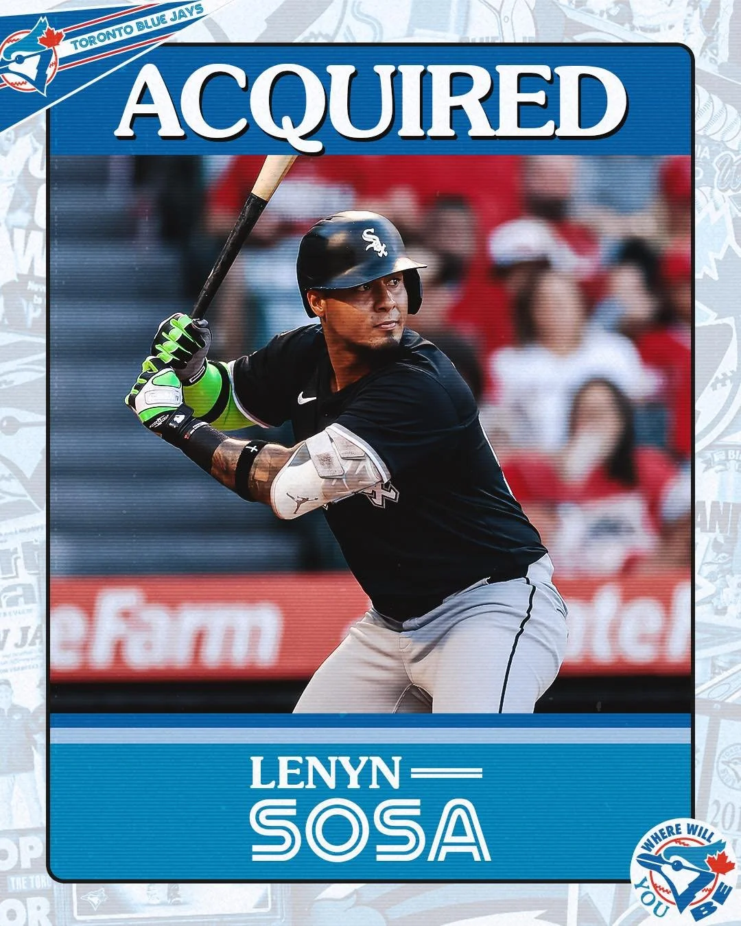 Blue Jays acquire Sosa from White Sox