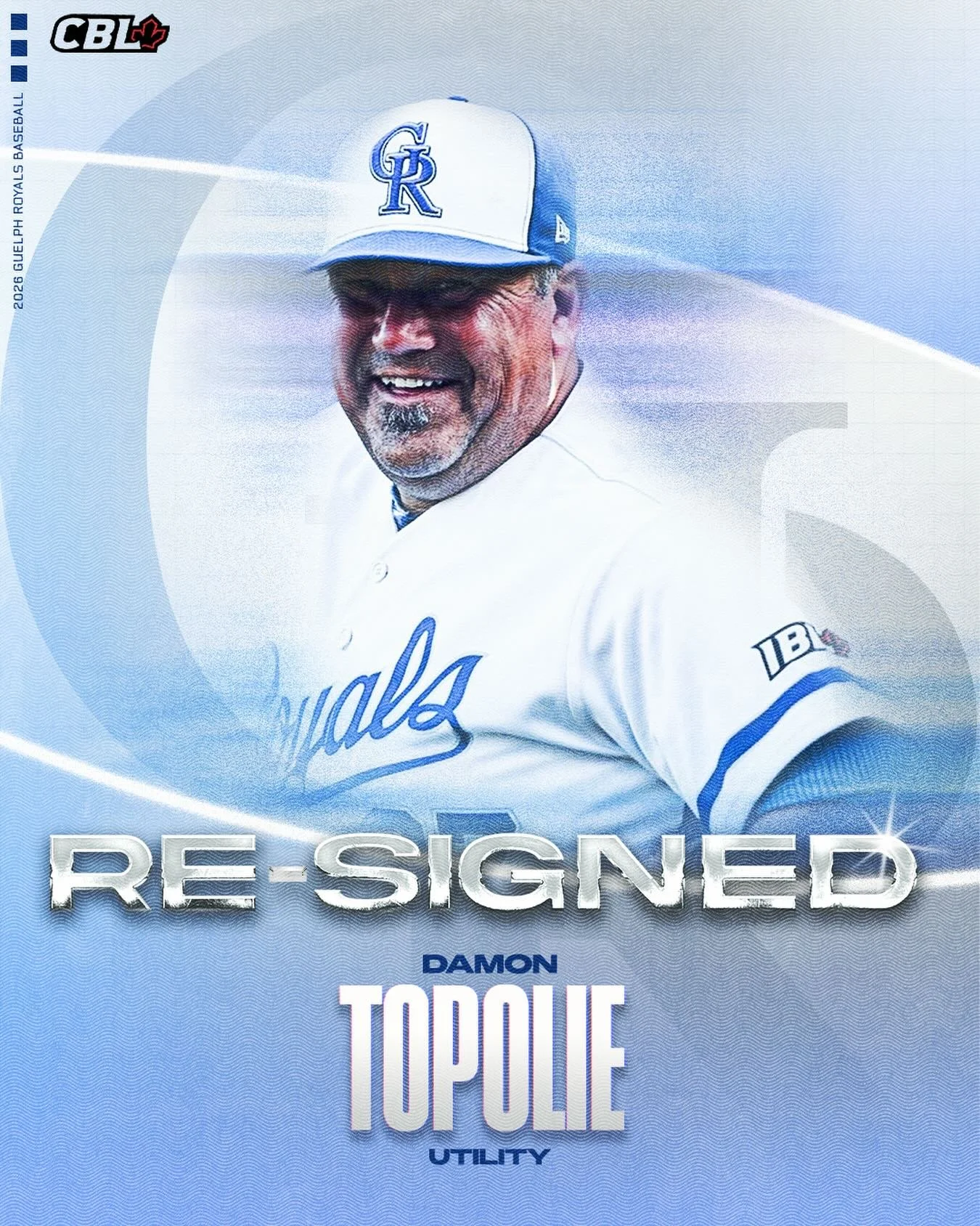 CBL's Guelph Royals re-sign Topolie
