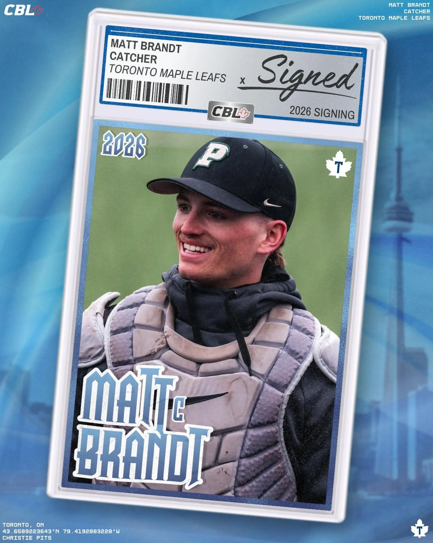 CBL's Toronto Maple Leafs re-sign Brandt