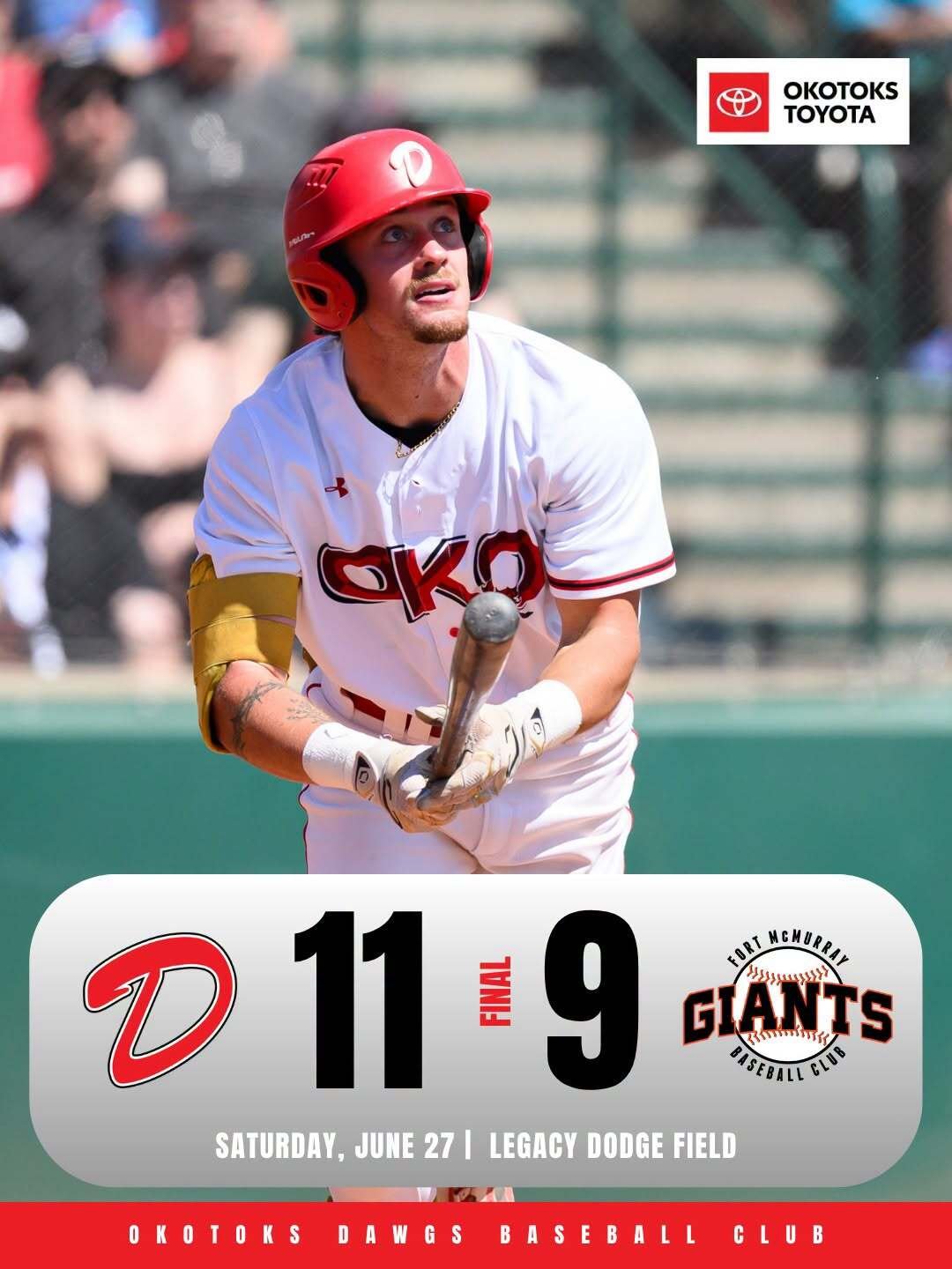 Dawgs complete sweep of Giants