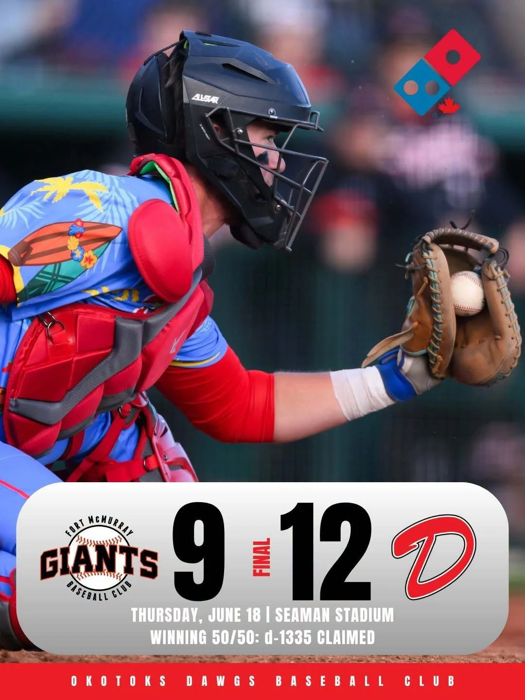 Wrubleski belts three-run homer to help Dawgs down Giants