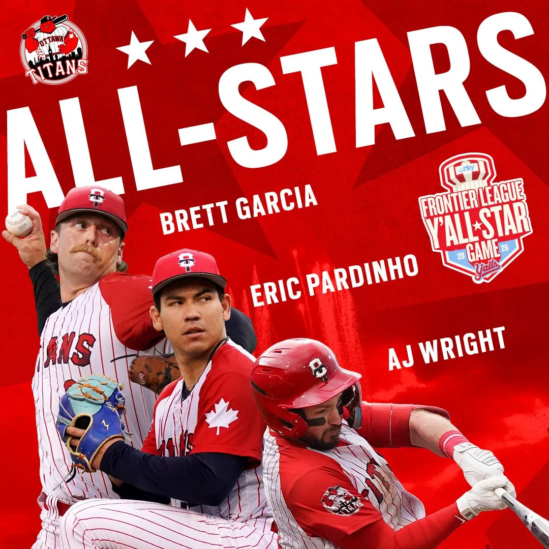 Three Ottawa Titans players named to Frontier League All-Star Game