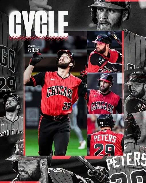Peters hits for cycle for White Sox