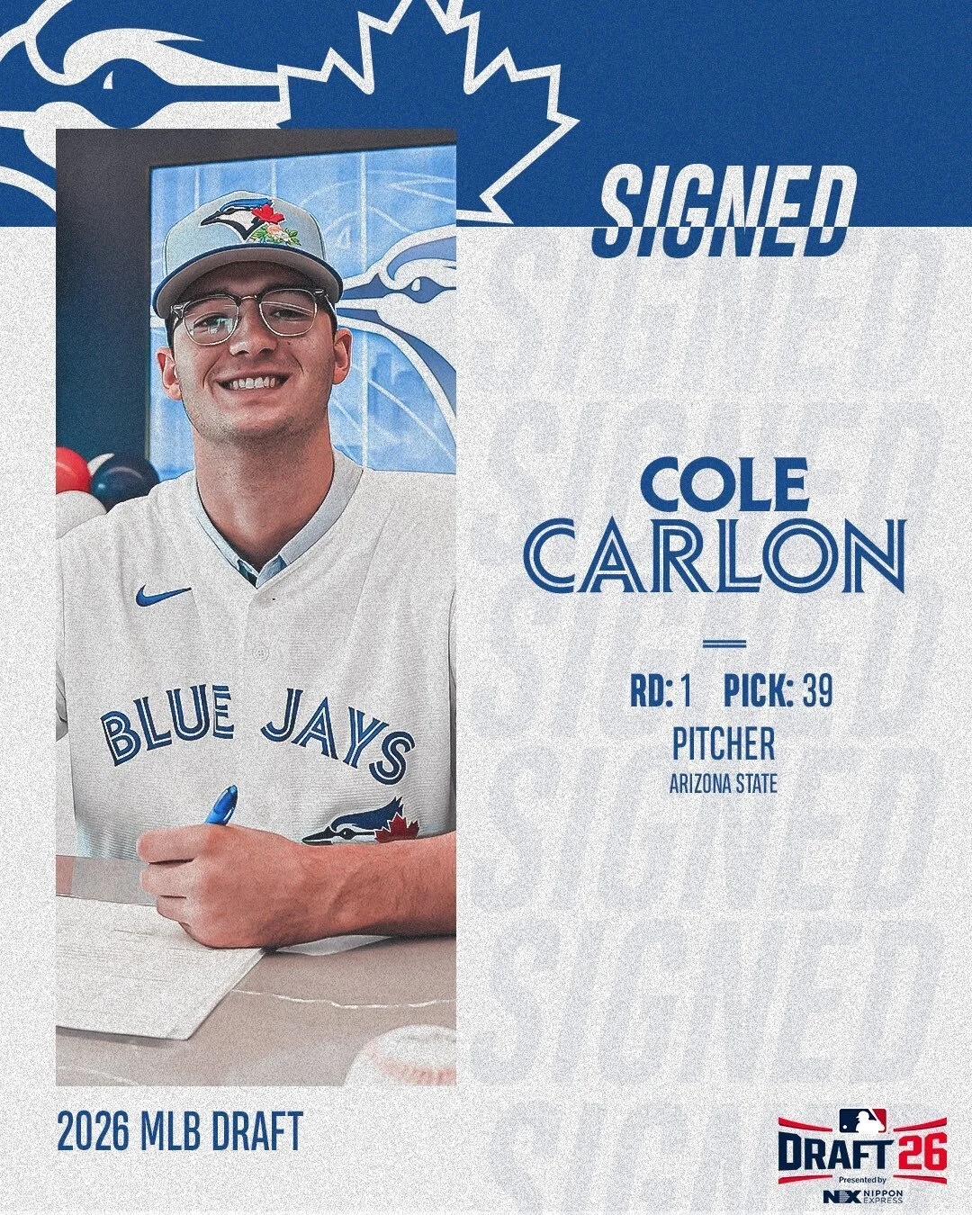 Blue Jays sign 17 players from 2026 MLB draft