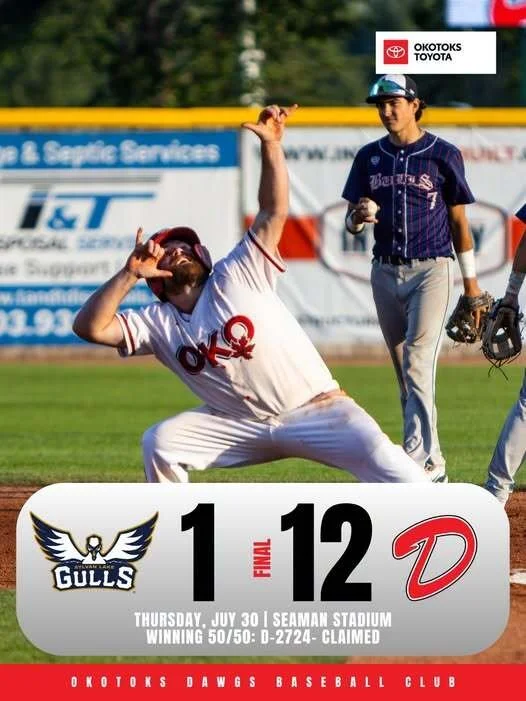 Crowell's eight RBIs power Dawgs to win