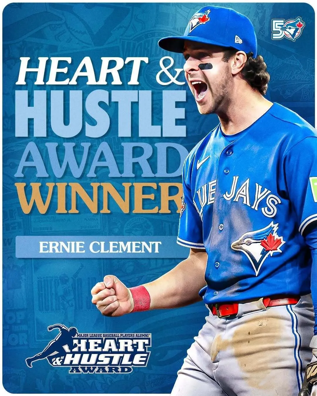 Clement, Lopez named team winners of MLB's Heart and Hustle Award